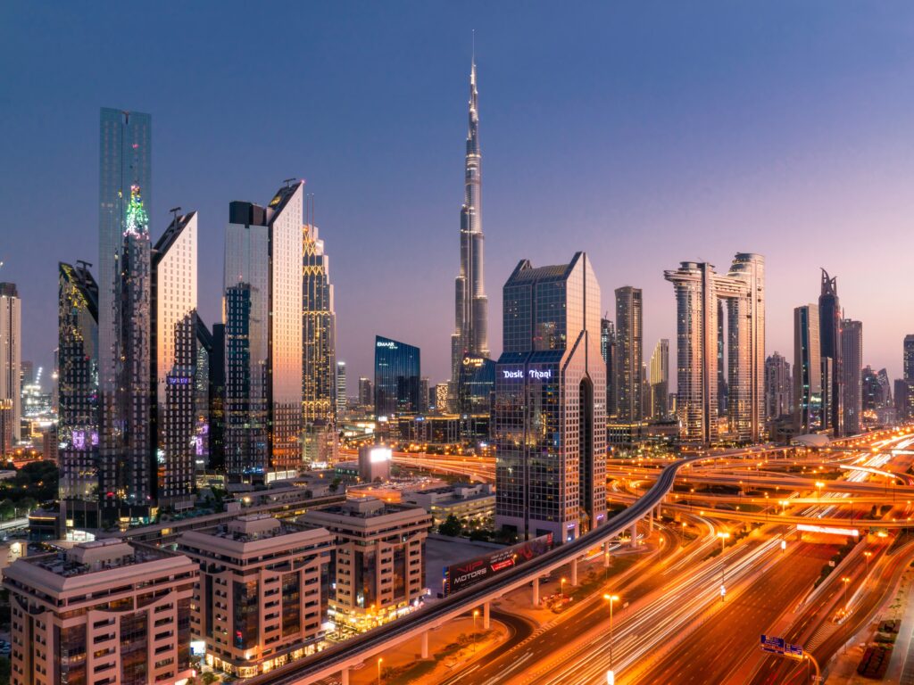 Dubai from a view