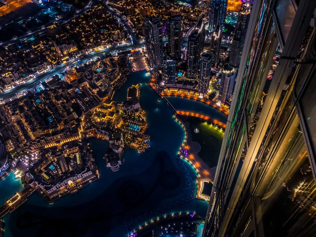 View from Dubai tower