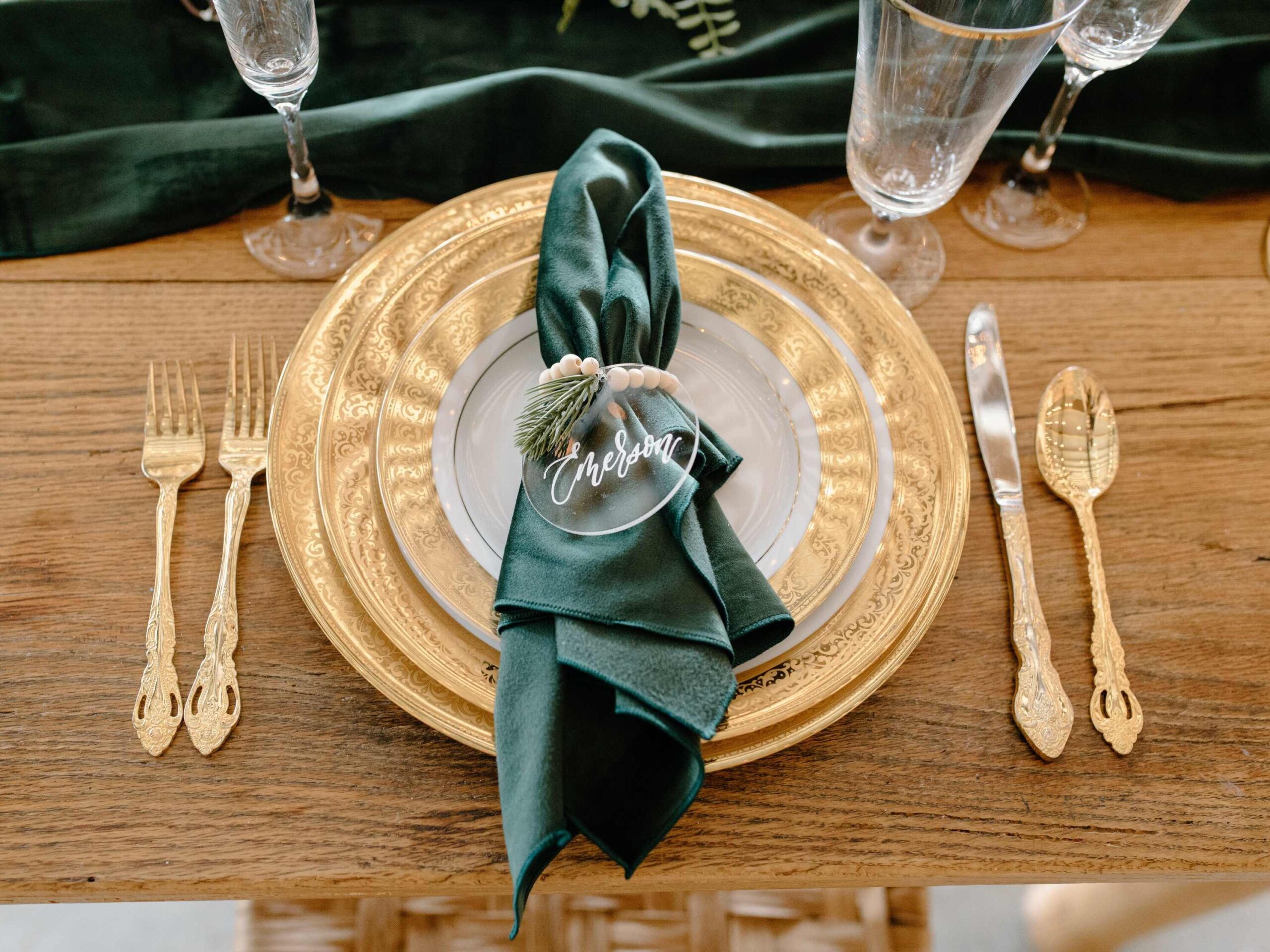 Bespoke table setup